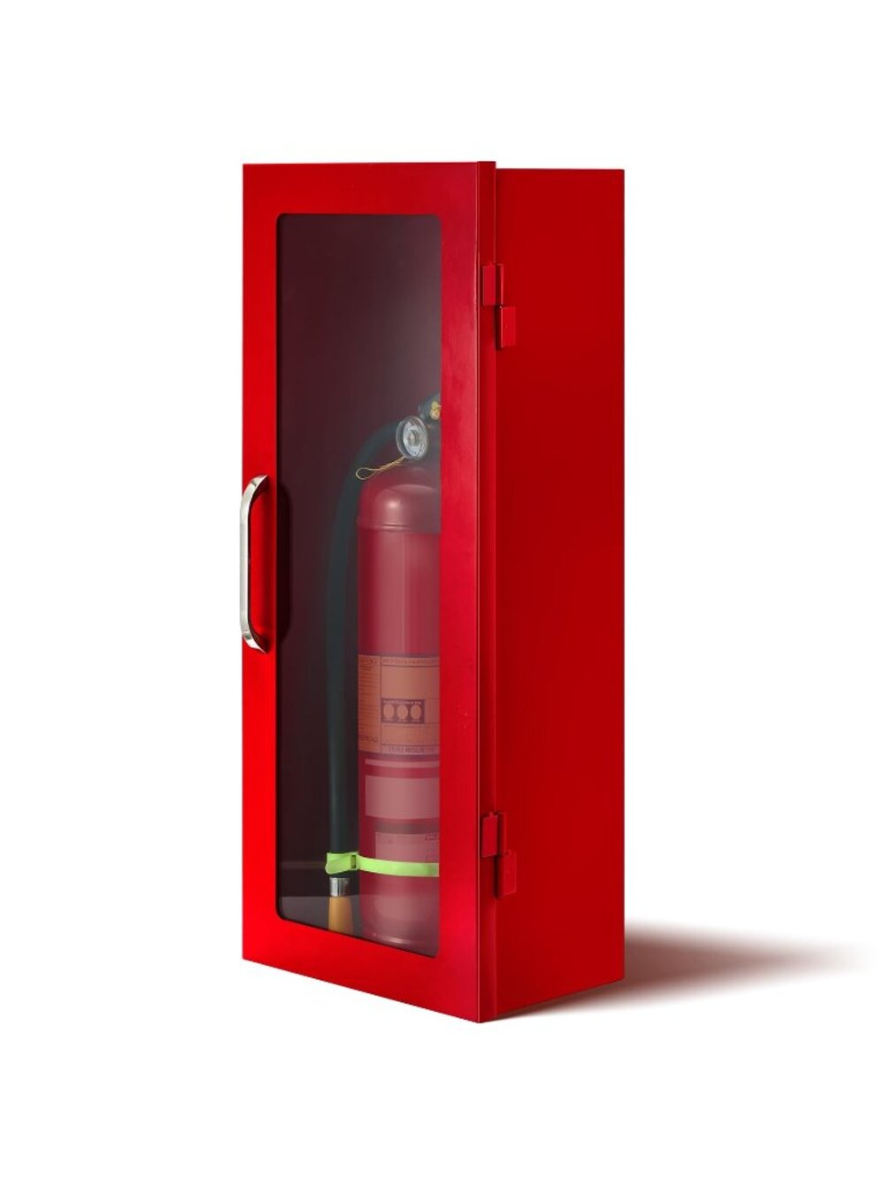 Zonon 1 Pcs 10lb Fire Extinguisher Cabinet Wall & Surface Mount, Red